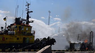 Russia struck military boat in Odesa port with cruise missiles, foreign ministry says