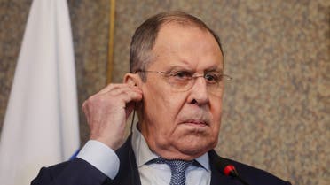 Russian Foreign Minister Sergei Lavrov attends a news conference with his Egyptian counterpart Sameh Shoukry in Cairo, Egypt, July 24, 2022. REUTERS/Amr Abdallah Dalsh