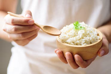 أرز أبيض - آيستوك
