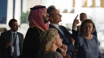 Photos and video: Saudi Arabia’s Crown Prince visits archaeological site in Greece