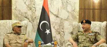 رئيسا أركان شرق وغرب ليبيا في اجتماع طرابلس