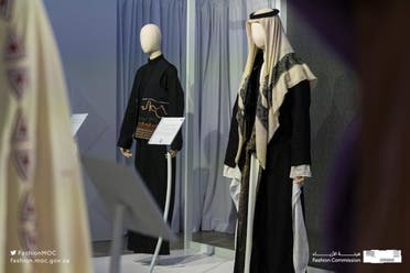 Saudi fashion exhibited at Saudi 100 Brands fashion exhibition in New York. (Twitter)
