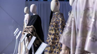 Saudi fashion exhibited at Saudi 100 Brand fashion exhibition in New York. (Twitter)