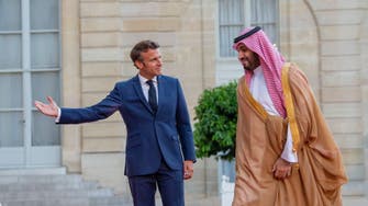 دیدار ولی‌عهد سعودی با رئيس جمهوری فرانسه در کاخ الیزه