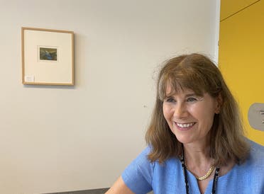 Isabel Hunger-Glaser, head of the WHO biohub project at the Spiez Laboratory, available to the World Health Organisation (WHO) as a repository for SARS-CoV-2 viruses or other pathogens with epidemic or pandemic potential, poses in Spiez, Switzerland, June 8, 2022. (Reuters)