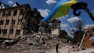 A destroyed city administration building in Bashtanka, Mykolaiv region, as Russia's attack on Ukraine continues. (File photo: Reuters)