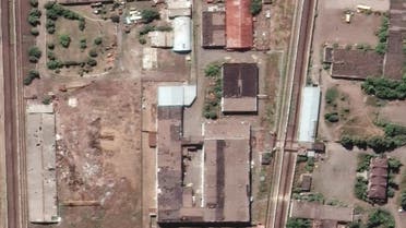 A satellite image shows a closer view of a prison in Olenivka, as Russia's attack on Ukraine continues, Ukraine July 27, 2022. Satellite image 2022 Maxar Technologies/Handout via REUTERS ATTENTION EDITORS - THIS IMAGE HAS BEEN SUPPLIED BY A THIRD PARTY. NO RESALES. NO ARCHIVES. MANDATORY CREDIT. DO NOT OBSCURE LOGO.