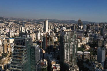 A view shows buildings damaged in the August 2020 port blast, in Beirut, Lebanon July 27, 2022. (Reuters)