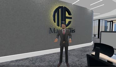 Recruitment and training agency Marc Ellis in the metaverse. (Screengrab)