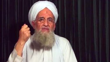 CORRECTION / (FILES) A still image from a video released by Al-Qaeda’s media arm as-Sahab and obtained on September 11, 2012 courtesy of the Site Intelligence Group shows al-Qaeda leader Ayman al-Zawahiri in a video, speaking from an undisclosed location on the eleventh anniversary of the 9/11 attacks. President Joe Biden announced August 1, 2022 that the United States had killed Al-Qaeda chief Ayman al-Zawahiri, one of the world's most wanted terrorists and a mastermind of the September 11, 2001 attacks, in a drone strike in Kabul.