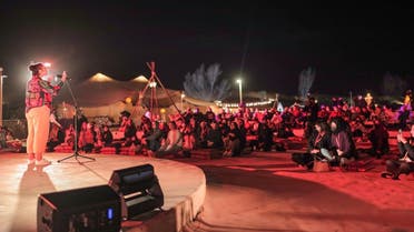 The magic of Desert Stanzas, a signature Emirates LitFest event of poetry under the stars with a heavyweight lineup of top-tier local and international poets and performers . (Courtesy: WAM)
