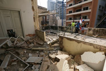 A view shows the damaged site of the massive blast in Beirut's port area, in Beirut, Lebanon August 31, 2020. (File photo: Reuters)