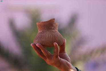 A team of Saudi and French archaeologists have unearthed new discoveries in Saudi Arabia’s Farasan Islands dating back to the second and third century AD. (SPA)