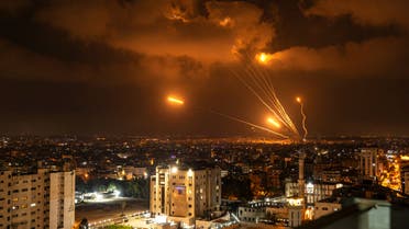 القبة الحديدة تعترض صواريخ أطلقت من غزة (أ ب)