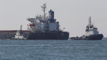 السفينة غلوري المحملة بالحبوب الأوكرانية (رويترز)