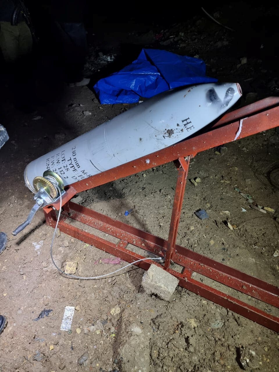 صواريخ كاتيوشا تم العثور عليها قرب مطار بغداد في يناير الماضي