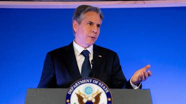 U.S. Secretary of State Antony Blinken gives a speech on the U.S. Africa Strategy at the University of Pretoria's Future Africa Campus in Pretoria, South Africa, August 8, 2022. Andrew Harnik/Pool via REUTERS