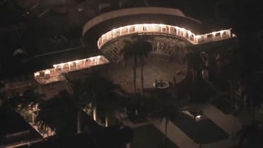 Aerial images of Trump's Florida home under FBI 'raid'.