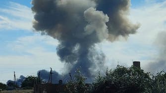 Ammunition depot explodes in northern Crimea: Report