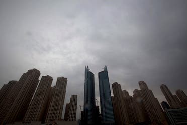 Rain clouds gather over the Marina area of Dubai. (File photo: Reuters)