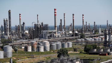 A general view of Hungarian MOL Group's Danube Refinery in Szazhalombatta, Hungary, May 18, 2022. (Reuters)