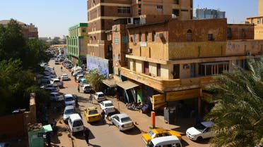 Babikir Badri Street, Khartoum, Sudan stock photo