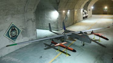 A drone at an underground site at an undisclosed location in Iran, May 28, 2022. (File Photo: Reuters)