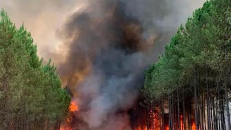 آتش‌سوزی مهیب در فرانسه منجر به تخلیه هشت هزار نفر شد