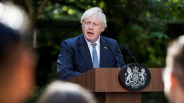 British Prime Minister Boris Johnson hosts a reception for the winners of the Points of Light Award in Downing Street, London, Britain, August 9, 2022. (Reuters)