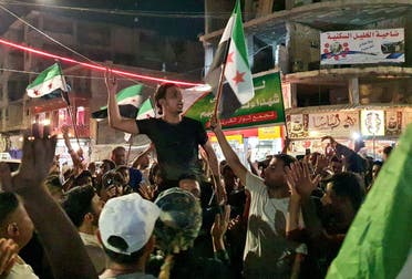 مظاهرة غاضبة في الباب بشمال سوريا مساء الخميس بسبب تصريحات وزير الخارجية التركي