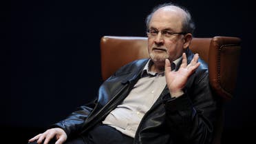 Author Salman Rushdie gestures during a news conference before the presentation of his latest book 'Two Years Eight Months and Twenty-Eight Nights' at the Niemeyer Center in Aviles, northern Spain, October 7, 2015. REUTERS/Eloy Alonso /File Photo