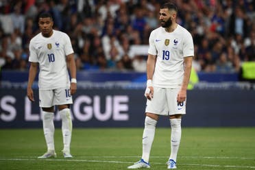 كريم بنزيمة ومبابي مع منتخب فرنسا