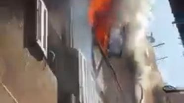 Fire rips through a church in Egypt