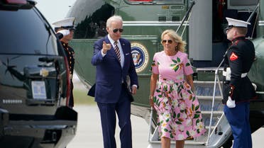 President Joe Biden and First Lady Jill Biden, Aug. 10, 2022. (AP)