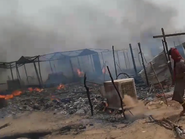 حرائق في مخيمات النازحين بمأرب تدمر 8 مساكن