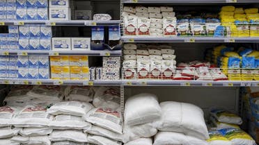 Sugar products are seen at a supermarket in Kyiv, Ukraine. (Reuters)