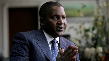 Founder and Chief Executive of the Dangote Group Aliko Dangote gestures during an interview with Reuters in his office in Lagos, Nigeria, June 13, 2012. (File photo: Reuters)