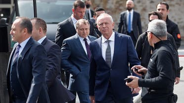 Russia's Deputy Defence Minister Colonel-General Alexander Fomin leaves after a meeting with Ukrainian negotiators in Istanbul, Turkey, on March 29, 2022. (Reuters)