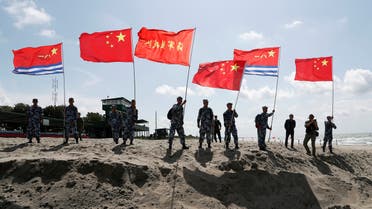 Marines from China take part in the International Army Games 2019 at the at Khmelevka firing ground on the Baltic Sea coast in Kaliningrad Region, Russia August 8, 2019. (File photo: Reuters)