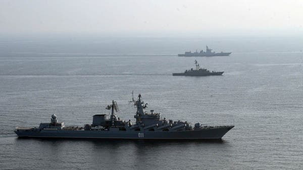 Two Russian warships arrive in China for joint naval exercises