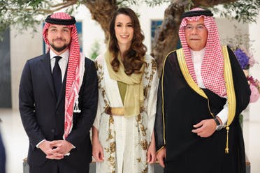 The engagement of Jordan’s Crown Prince Al Hussein bin Abdullah II to Saudi national Rajwa al-Saif. (Twitter)