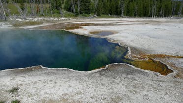 Abyss Pool at the Yellowstone national park where a foot was found.  (Twitter)
