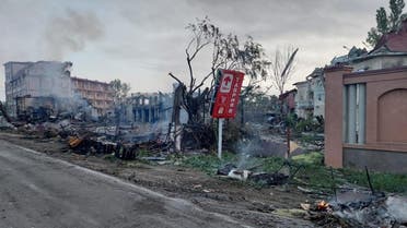                A view shows buildings hit by a Russian missile strike in a resort area in Odesa region, as Russia’s attack on Ukraine continues, Ukraine, on August 17, 2022. (Reuters)