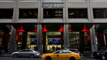 The S&P Global logo is displayed on its offices in the financial district in New York City, US, December 13, 2018. (File Photo: Reuters)