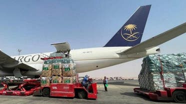Humanitarian aid sent by KSrelief to Sudan. (SPA)