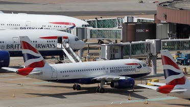 British Airways aircraft are parked at the South Terminal at Gatwick Airport, in Crawley, Britain. (File photo: Reuters)