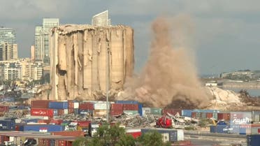 Northern part of damaged Beirut grain silos collapses