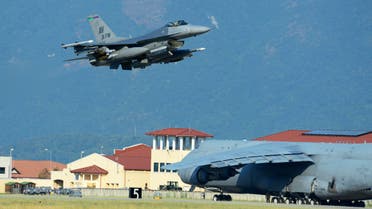 A U.S. Air Force F-16 Fighting Falcon from Aviano Air Base, Italy, deploys to Incirlik Air Base, Turkey, in this U.S. Air Force handout picture August 9, 2015. (File photo: Reuters)