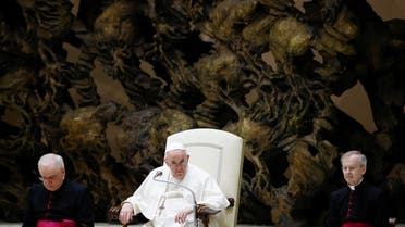 Pope Francis holds the weekly general audience at the Vatican, August 24, 2022. (Reuters)