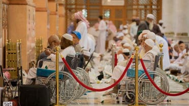 Wheelchairs and Chairs for pilgrims in Masjid Nabwi